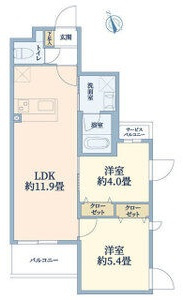 ウェルスクエア万代東の間取り