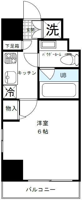 アジールコート中幸の間取り