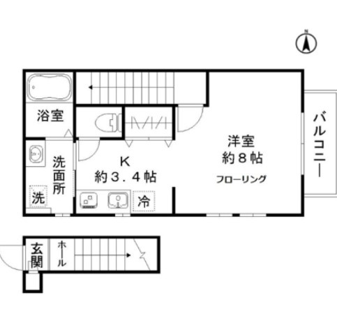ベルコート朝霞の間取り