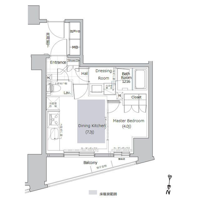 ネベル板橋の間取り