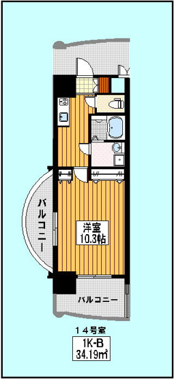 【間取り】 | ロイヤルコンフォート渡辺通