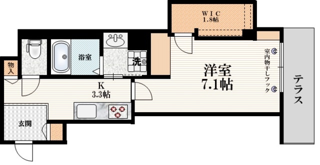 メゾン二神の間取り|★開放感のある間取り★