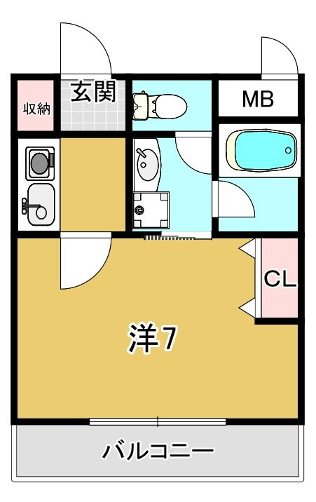 マイコート六甲Ⅱの間取り