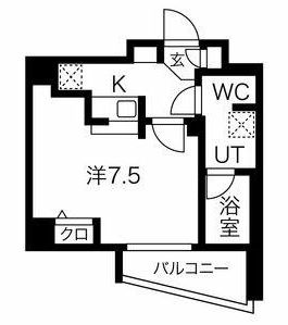 スパシエグランス学芸大学の間取り