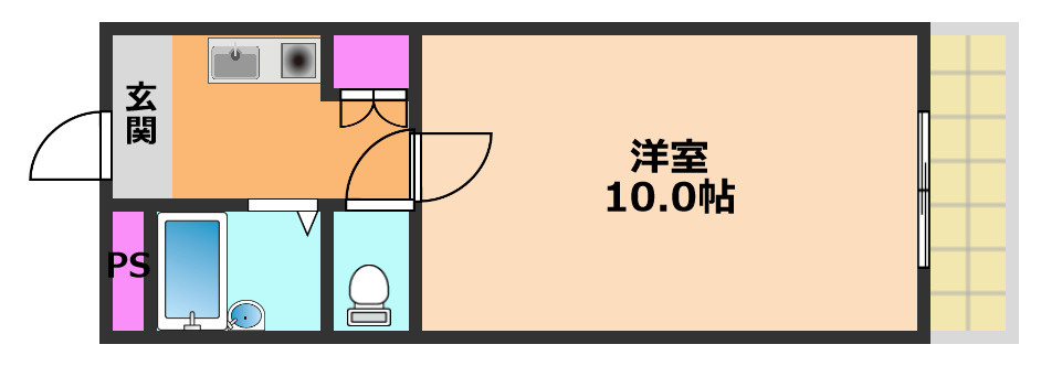 シティーライフ出丸の間取り