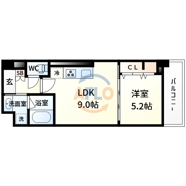 ハーヴェスト江坂の間取り|ハーヴェスト江坂　間取り
