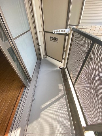 フローラ西宮北口のバルコニー