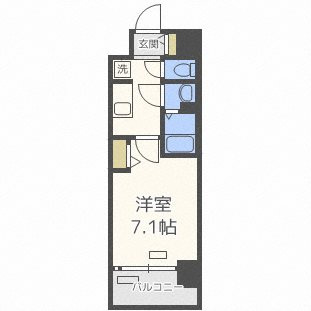 ファステート難波WESTパークの間取り