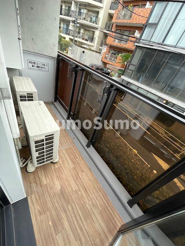 スタイリオ渋谷南平台のバルコニー|コンパクトで使いやすいお風呂です