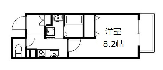 コテージタケダの間取り