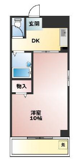 東道頓堀千寿プラザの間取り