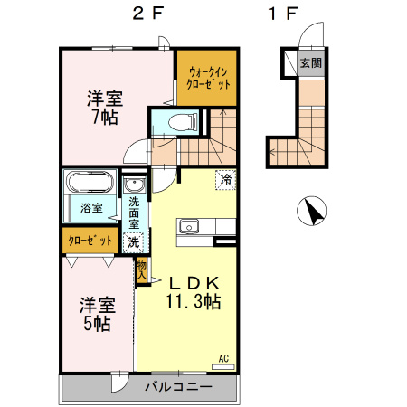 Resone TⅢの間取り