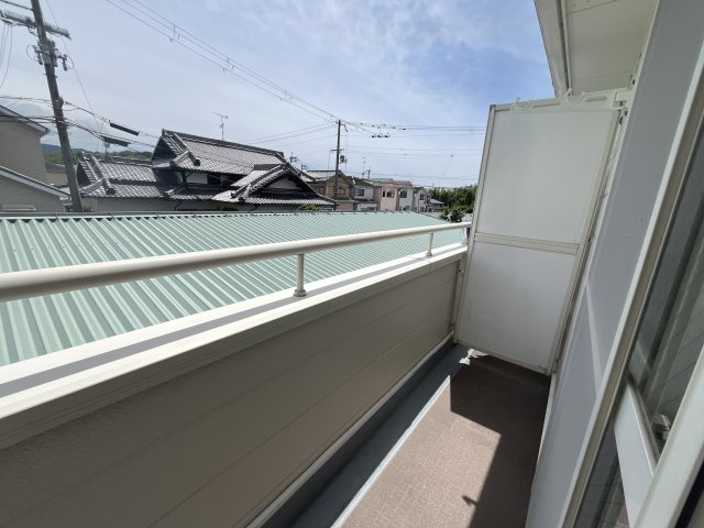 ヴェルクール貝塚のバルコニー