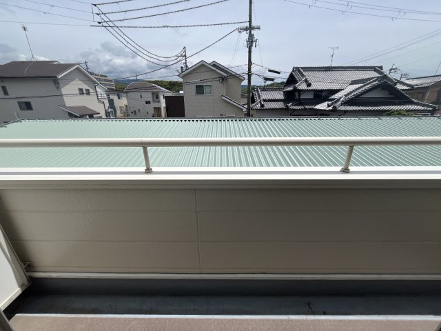 ヴェルクール貝塚のバルコニー