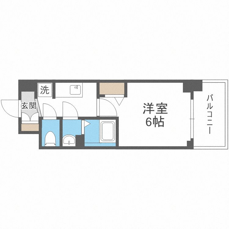 グランカリテ九条南の間取り