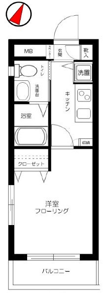 トーシンフェニックス中野新橋パインアイルの間取り