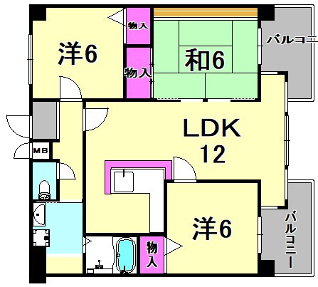 アトレ武庫の間取り