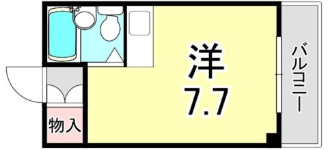シャトー第7神戸の間取り