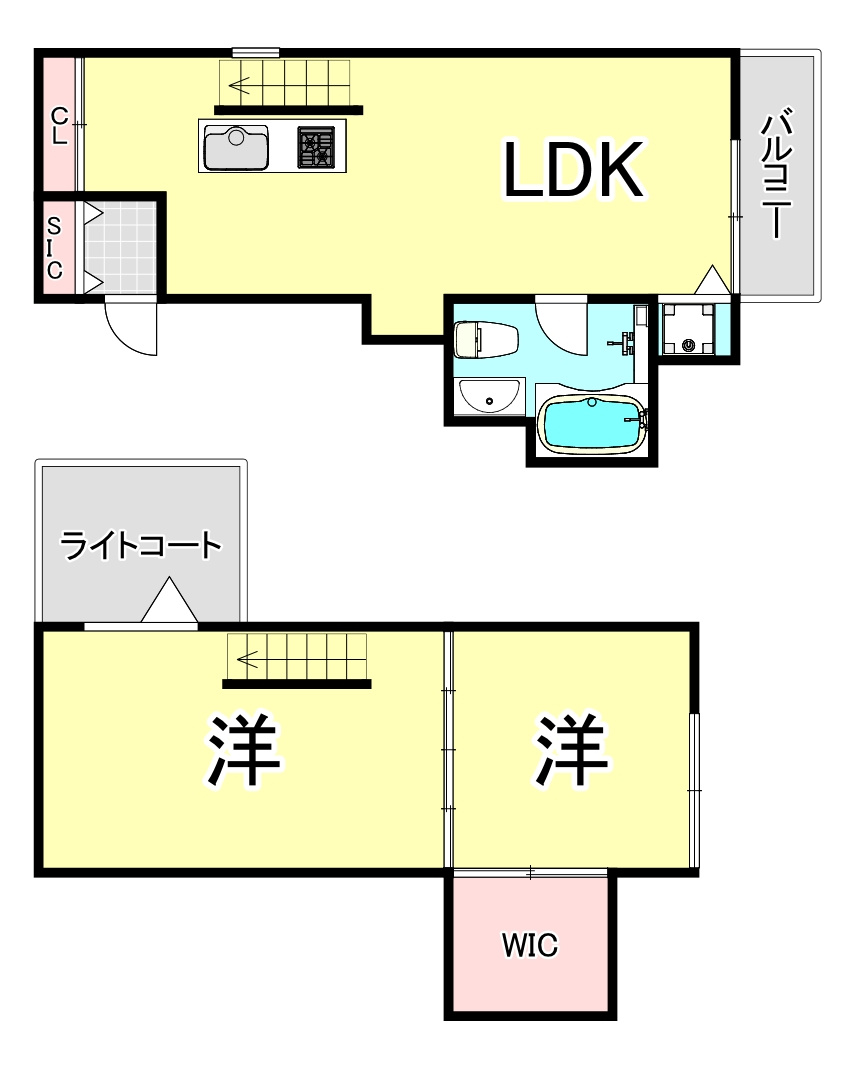 キャトルセゾンの間取り