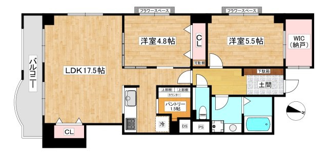 【間取り】 | 第一シーサイドパレス塩屋