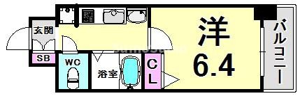エステムプラザ神戸水木通グランクロスの間取り