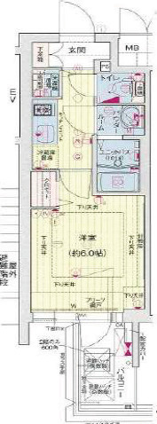 プレサンス心斎橋クオーレの間取り