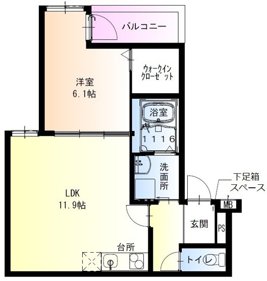 【間取り】 | フジパレス浜寺昭和町