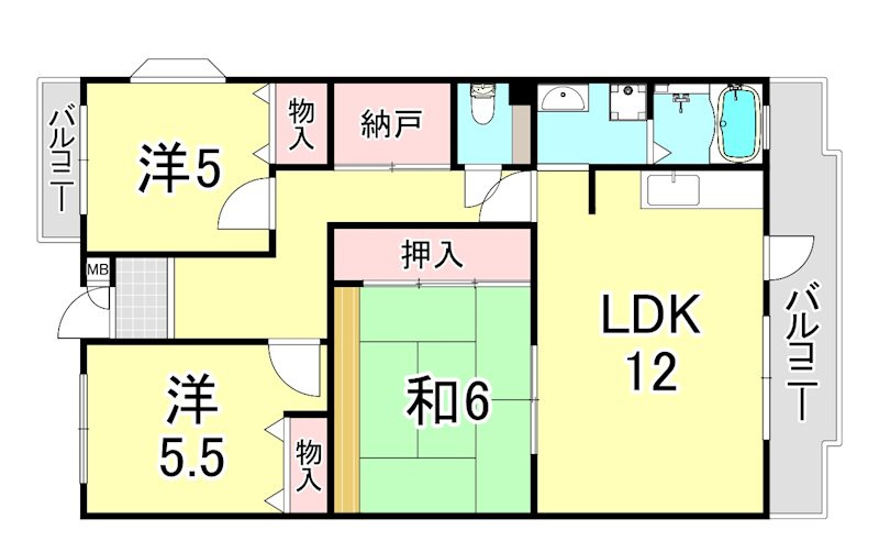 ソービ・ドゥモンの間取り