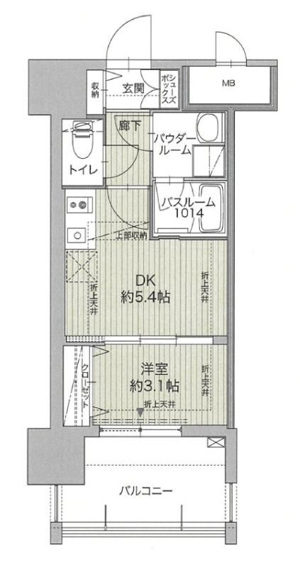 グランフォーレ博多ウォーターフロントの間取り