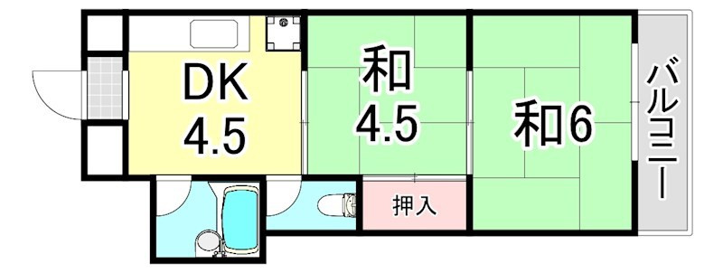 飛鳥グランドパレスの間取り