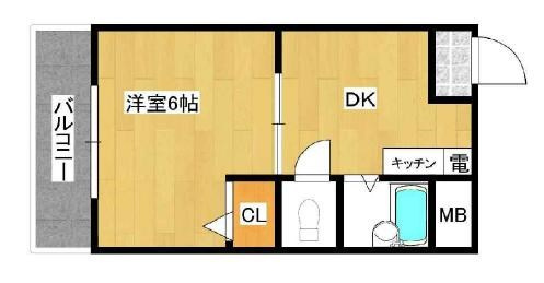 メゾンド花木の間取り