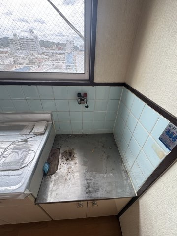 二葉マンションのバルコニー