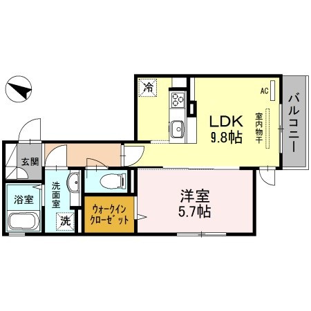 六甲コルンの間取り