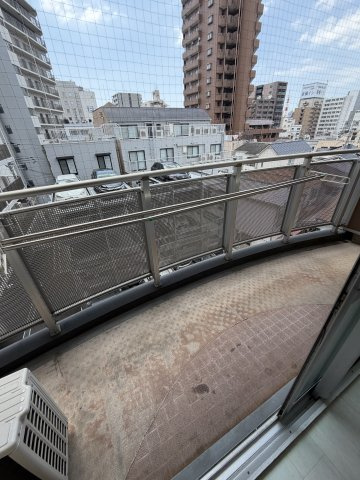 南光ハイツのバルコニー