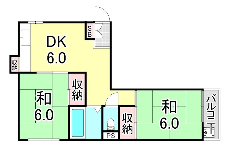 メゾン長田の間取り