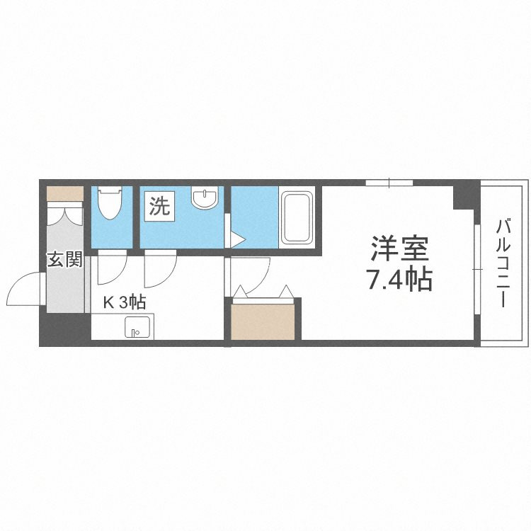 グランドゥール九条の間取り