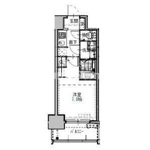 S-RESIDENCEドーム前千代崎の間取り