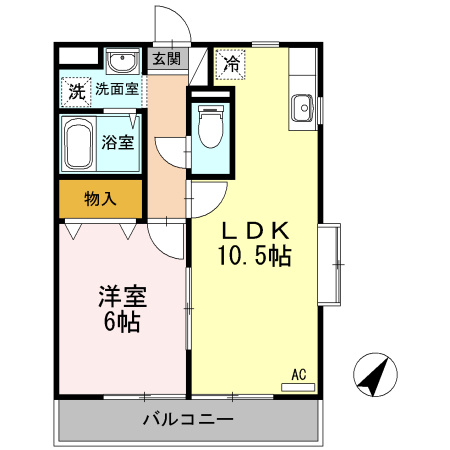 【間取り】 | アバンウェル今井町Ⅱ番館