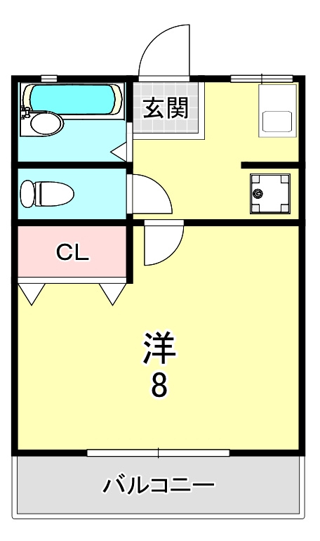 シャルマン六甲の間取り