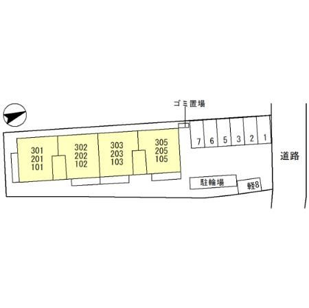 レジェーロの区画図