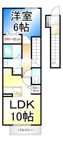 エコルポアイSの間取り
