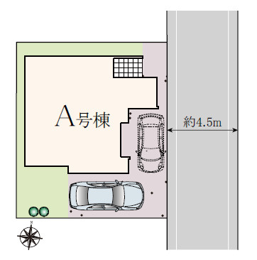練馬区南大泉2丁目　土地31坪超　耐震×長期優良住宅　限定1棟の区画図