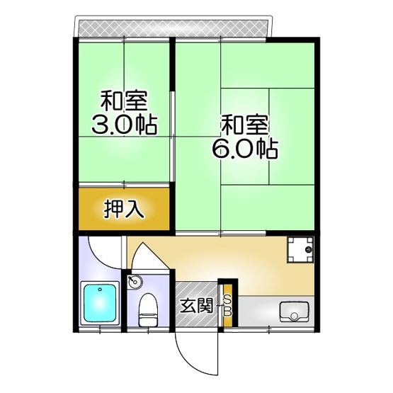 【間取り】 | サチズライフ萩乃町
