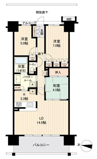 東京スイートレジデンスの間取り