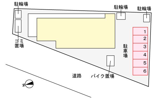 ヴェルパシオの駐車場
