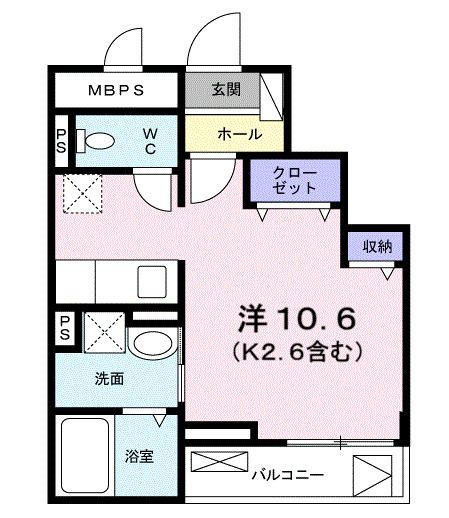 ヴェルパシオの間取り