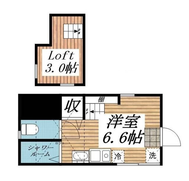 プレステージ椎名町の間取り|間取りです。