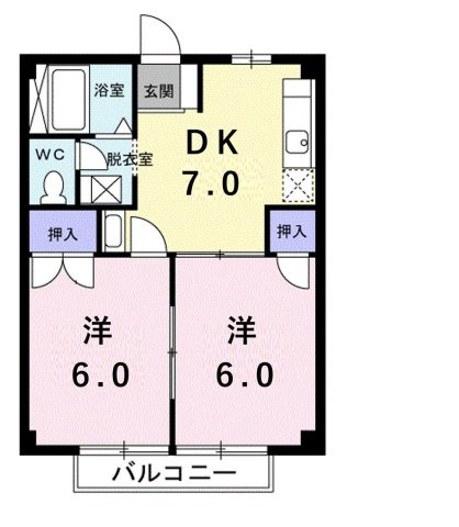 グリーンレジデンスⅡの間取り