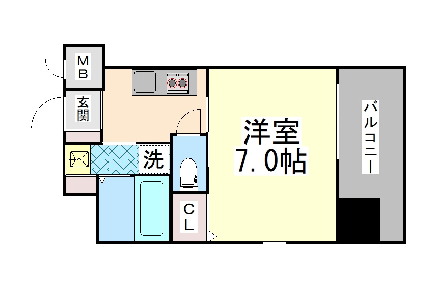 グランメール灘の間取り