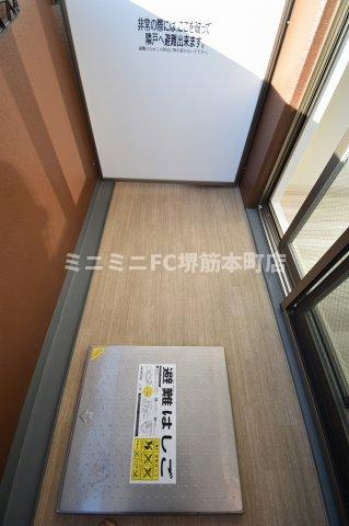 サムティ福島Rufleのバルコニー